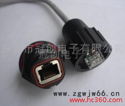 供应直通式RJ45连接器 两端RJ45母座网络RJ45连接器 屏蔽直通式网络插座图4