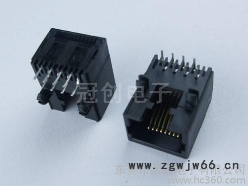 供应直通式RJ45连接器 两端RJ45母座网络RJ45连接器 屏蔽直通式网络插座图3