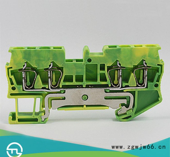 直销JUT3-2.5/2-2PE 四导线弹簧接地端子 直通型