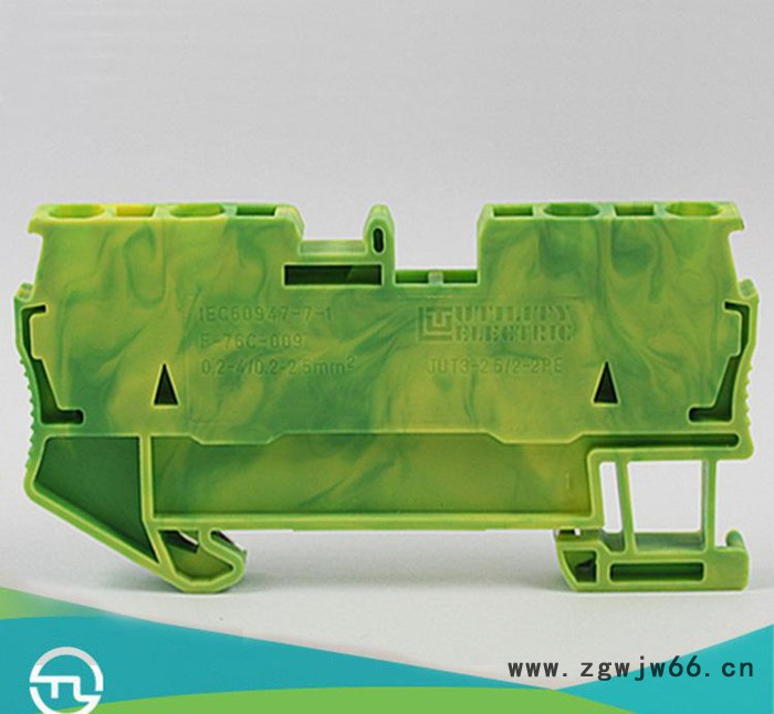 直销JUT3-2.5/2-2PE 四导线弹簧接地端子 直通型图2