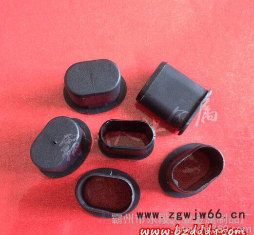 锌钢护栏腰圆管防水堵通、直通图3