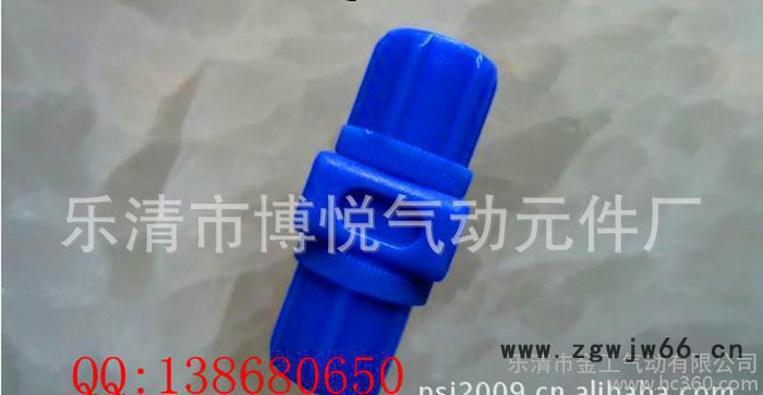 气动接头气动塑钢快拧接头双头直通接头PU-10图2