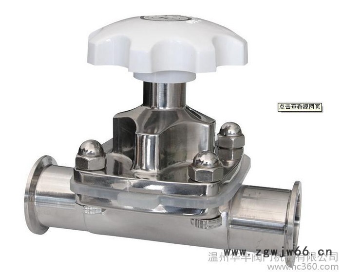 供应手动不锈钢隔膜直通阀图2
