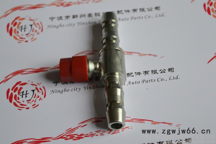 开利带充注阀直通 冷藏车高压直通 12.7胶管接头图3