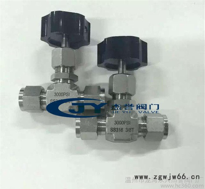 直销  304/316不锈钢卡套直通针型阀/双卡套针阀/卡套截止阀图2