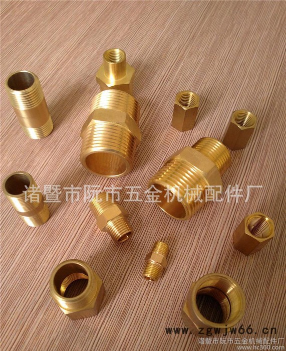 铜外丝直接 内外丝直接 对丝接头 内丝直通 外丝直通气动接头图2