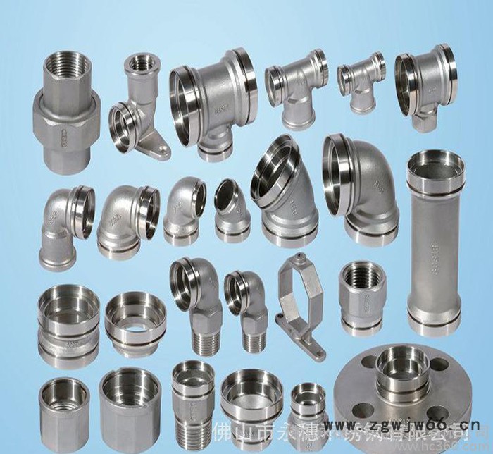 双卡压式无档直通接头|水管快速接头|现货无档直通接头图2