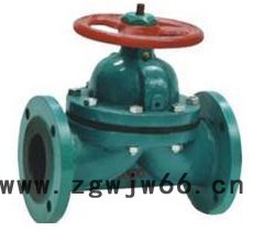 供应上海奇高阀门G41J直通式衬胶隔膜阀