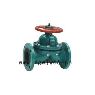 供应上海奇高阀门G41J直通式衬胶隔膜阀