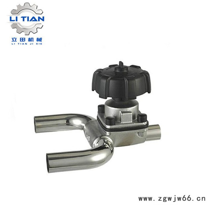 立田DN25手动不锈钢直通 隔膜阀 快装手动隔膜阀图2