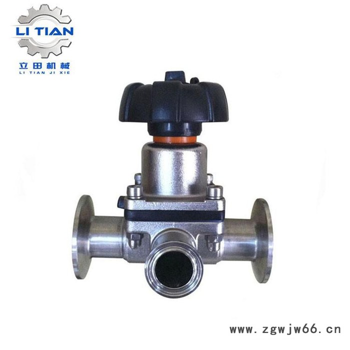 立田DN25手动不锈钢直通 隔膜阀 快装手动隔膜阀图3