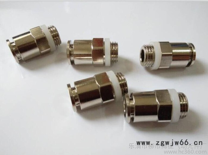 M6金属外牙终端直通接头 公制螺纹M8*1转6，4-m6，8图2