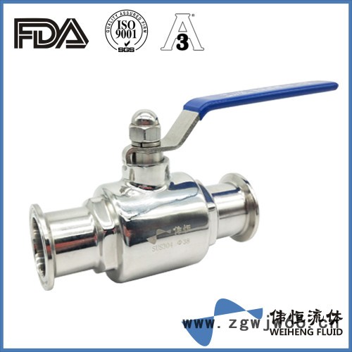 伟恒卫生级不锈钢直通球阀 304卫生级快装手动球阀图4
