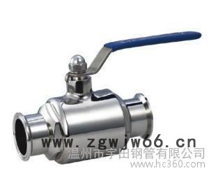 304不锈钢卫生级手动快装直通球阀图3