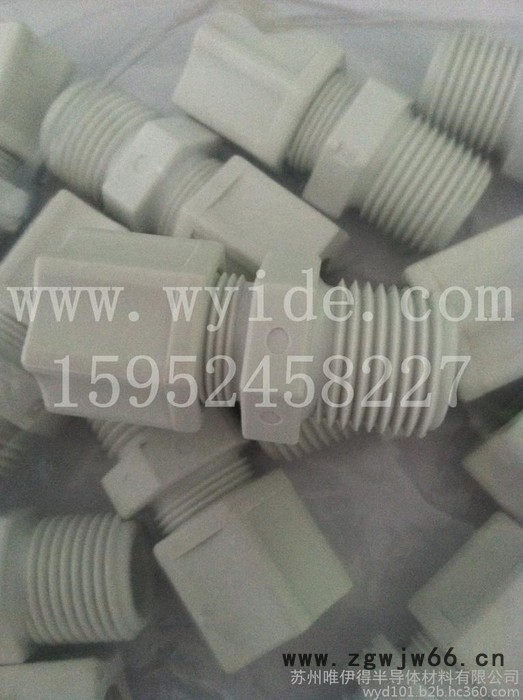 PP1/2NPT-1/2OD直接/PP外牙直通/PP直通/三通/L接头/耐酸/耐腐蚀/抗压图3