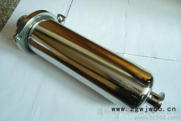 温州直销304材质卫生级管道过滤器快装式 不锈钢直通式现货齐全图3