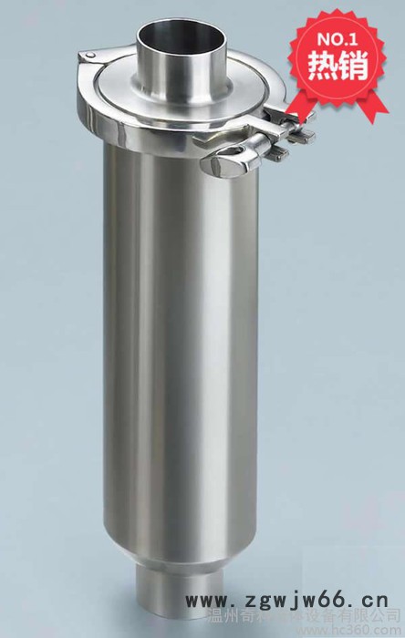 温州直销304材质卫生级管道过滤器快装式 不锈钢直通式现货齐全图2