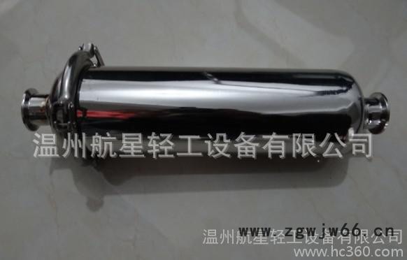 不锈钢管道过滤器（卫生级直通过滤器）图2