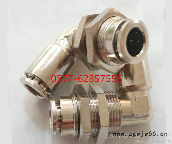 ** 一头卡套一头快插直通穿板 卡套快插穿板YPK-B-10图2