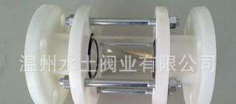 FRPP增强聚丙烯全塑料视镜HGS07玻璃管视镜|直通视镜|法兰视镜图2