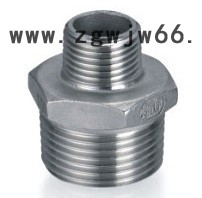 供应各种丝扣异径六角外螺纹直通