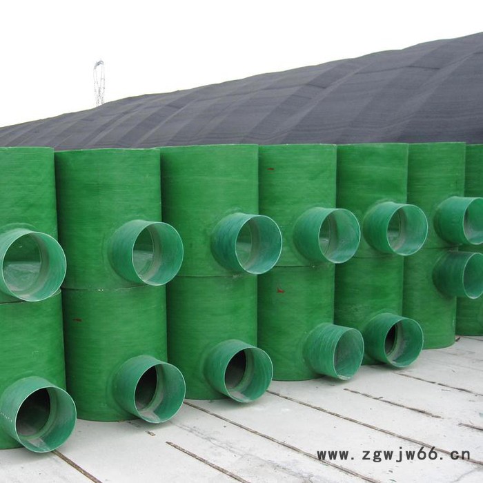 聚石   生产直销   污水雨水玻璃钢检查井    排水直通式玻璃钢观察井  玻璃钢检查井图5