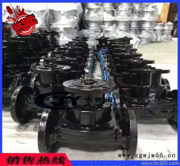 直通隔膜阀 G46J-10 手动直通式衬胶隔膜阀 铸钢直通隔膜阀 DN50图2