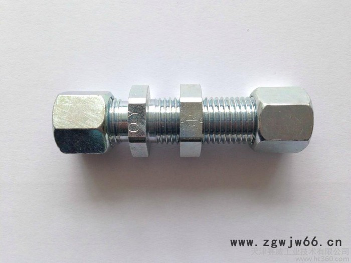 供应雷斯特利TN102过壁式直通接头 进口卡套式管接头 液压管路连接件图2