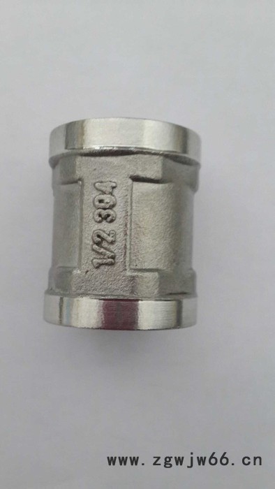 不锈钢管古 不锈钢双内丝直接 内牙直通接头 水管接头4分6分图2