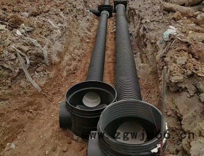 专业供应排污塑料检查井 流槽直通井座 塑料雨水井图3