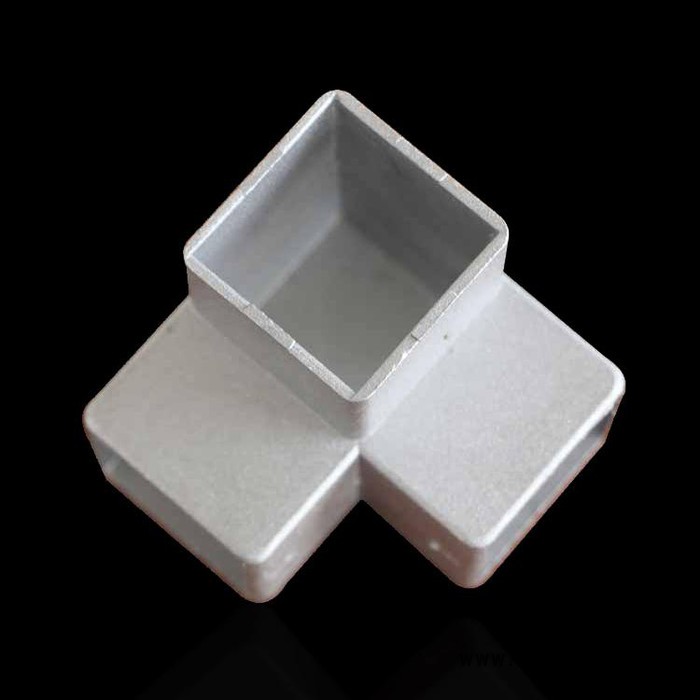 占胜铝艺，厂家供应大门配件HL-030面管直通，护栏配件图2