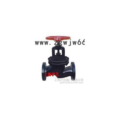 上海沪艺J41T直通式铸铁截止阀**