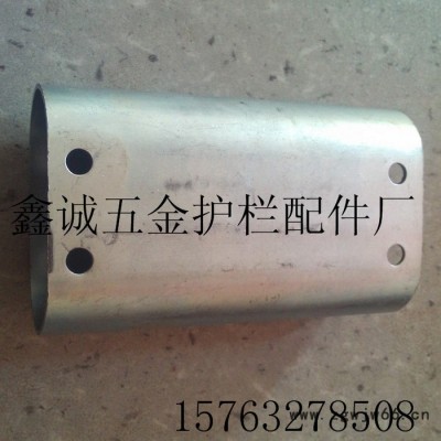 供应锌钢护栏配件40*80腰圆镀锌铁直通