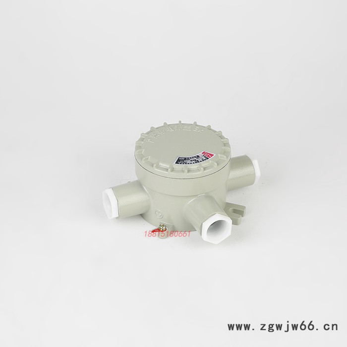 防爆接线盒AH过线盒直通三通四通铝合金4分6分平盖吊盖接线盒图4