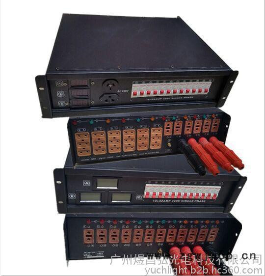 煜昌弘YCH-1212L电源箱 12路电源直通箱 12路40A配电箱 供电箱 12路电源直通箱图3