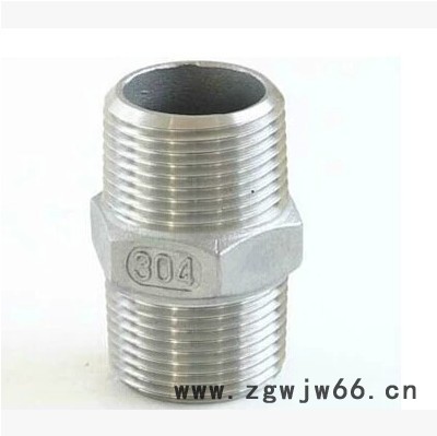 201  304不锈钢内接 对丝不锈钢六角内接外牙直通不锈钢丝扣管件图3