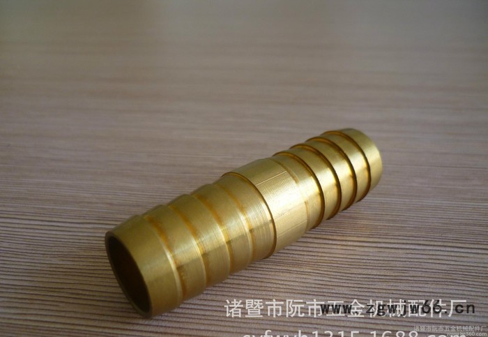 黄铜宝塔气管接头,宝塔软管直通图2