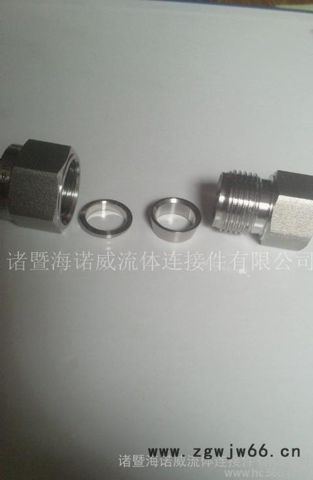 不锈钢卡套接头，不锈钢直通接头 不锈钢双卡套接头图3