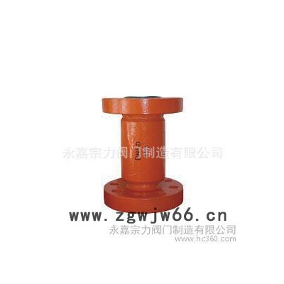 【宗力品牌】H42Y-100/200直通式多用阀法兰高压止回阀&1