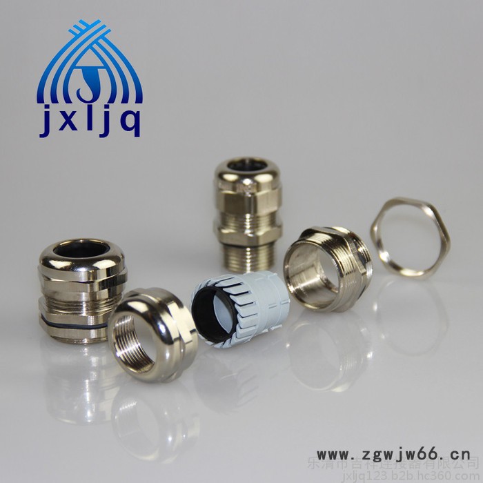 吉祥批发金属电缆防水接头 直通型金属电缆防水接头 加长型金属电缆防水接头 黄铜镀镍电缆锁紧格兰头图3