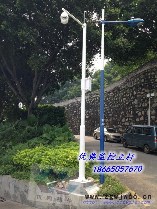 监控立杆3米3.5米4米4.5米5米6米监控立杆直通杆图3