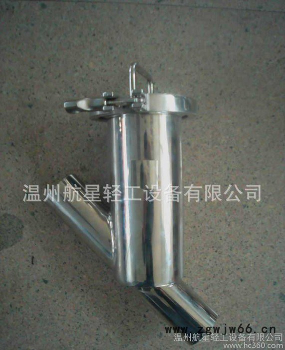 卫生级Y型过滤器 不锈钢管道过滤器 直通式管道过滤器厂价直销图3