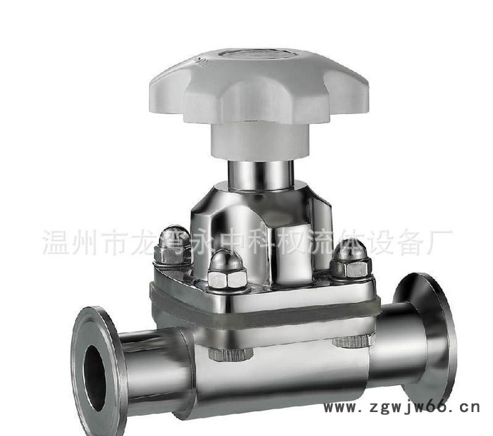 卫生级316不锈钢隔膜阀 手动快装直通隔膜阀 价格实惠图3