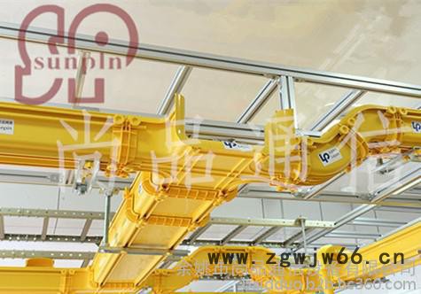 尚品 光纤槽道机房光纤走线架 塑料尾纤槽 240直通槽体 **图2