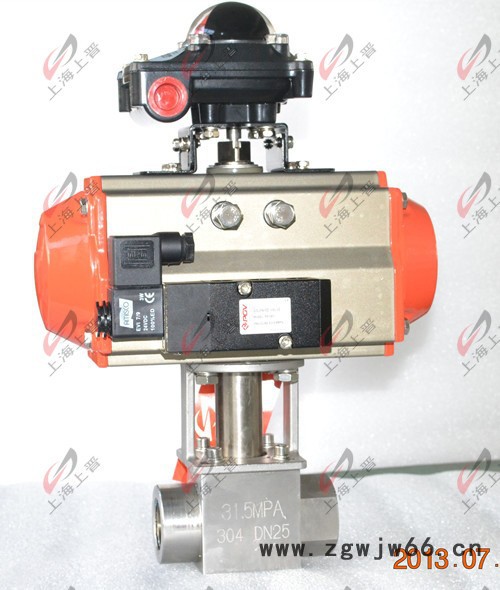 直通式不锈钢气动高压球阀图7