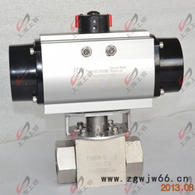 直通式不锈钢气动高压球阀