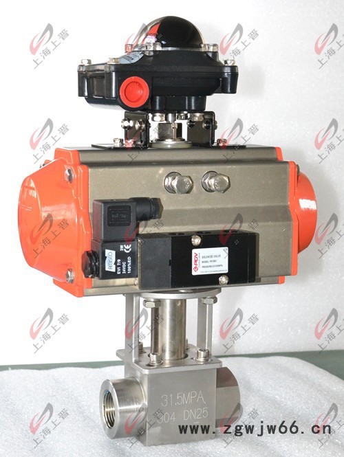 直通式不锈钢气动高压球阀图6