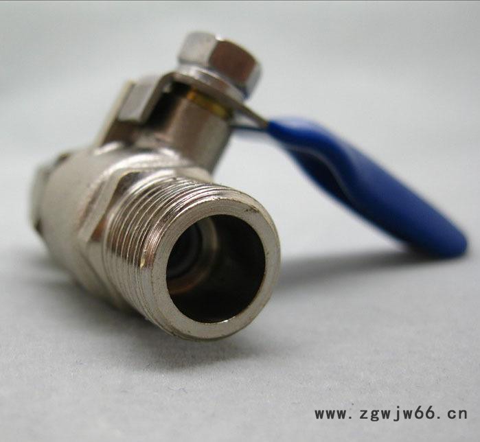 净水器直饮纯水机 2分PE管转二分铜球阀开关排污直通阀门配件