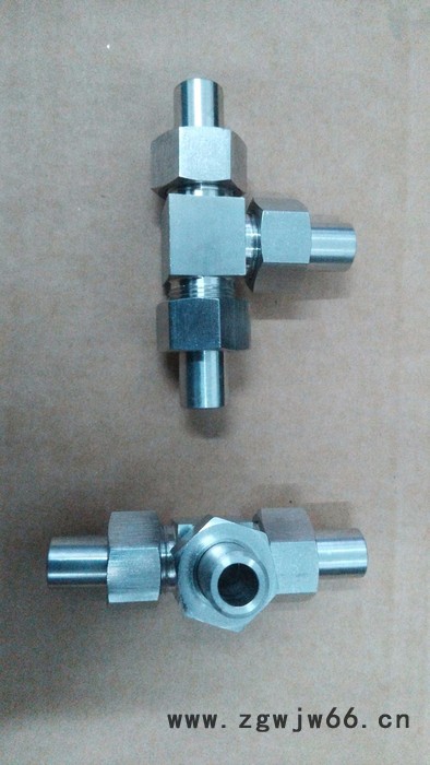 裕胜YZG焊接式直通中间接头,焊接直通终端接头,卡套式中间接头,焊接式三通中间接头图2