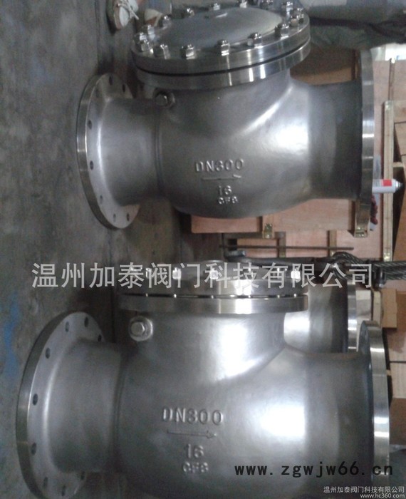 直销不锈钢旋启式止回阀、直通单向阀 法兰阀门 dn80图2